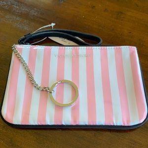 NWT Victoria’s Secret wristlet with Keyring